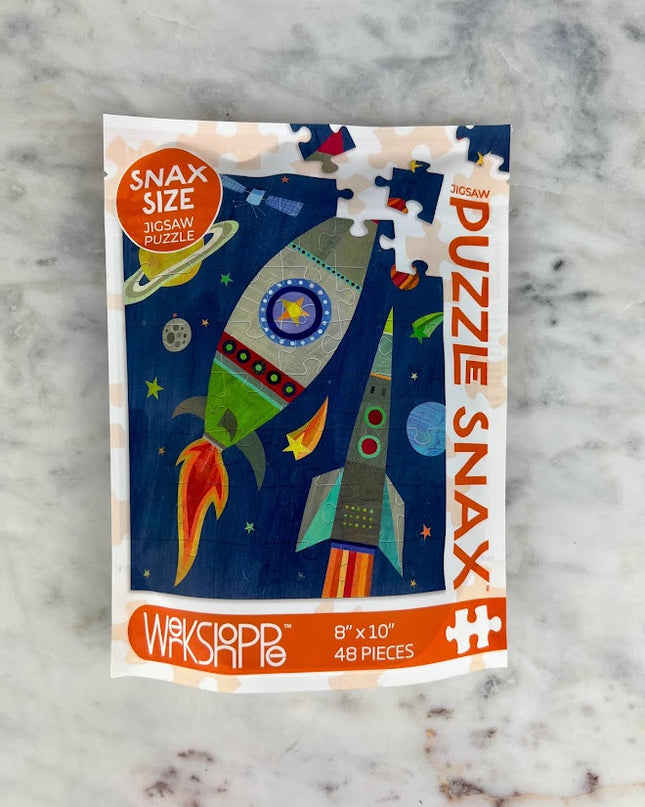 Snax Size Puzzle Fun & Games in Outer Space at Wrapsody