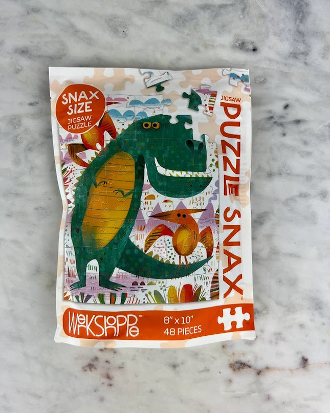 Snax Size Puzzle Fun & Games in T-Rex & Friends at Wrapsody