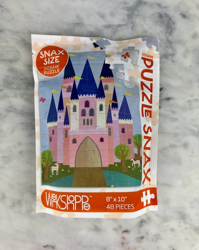 Snax Size Puzzle Fun & Games in Pink Royal Castle at Wrapsody