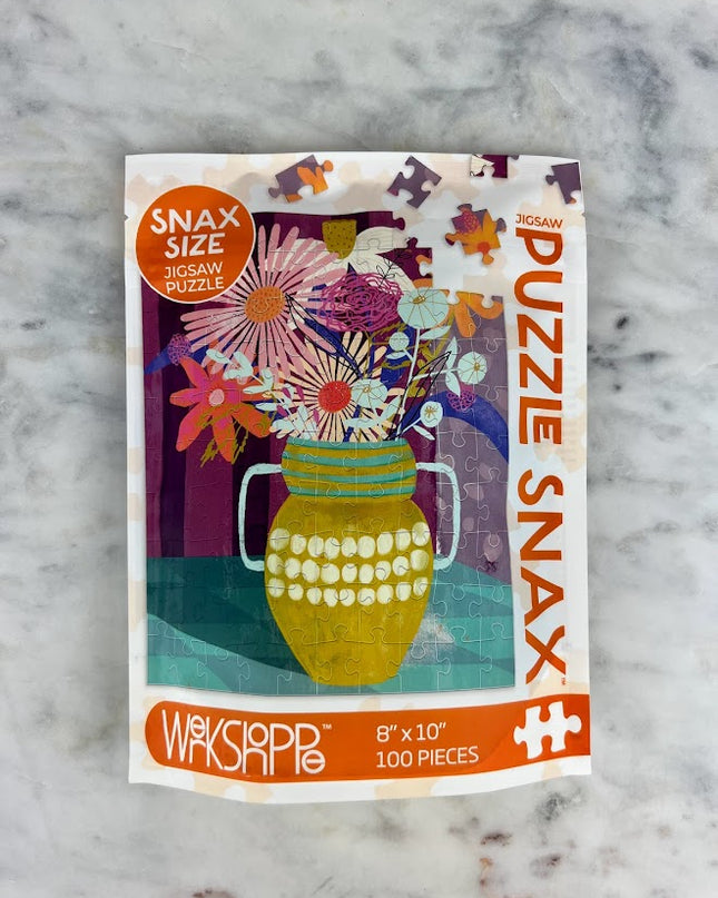 Snax Size Puzzle Fun & Games in Bright Bouquet at Wrapsody