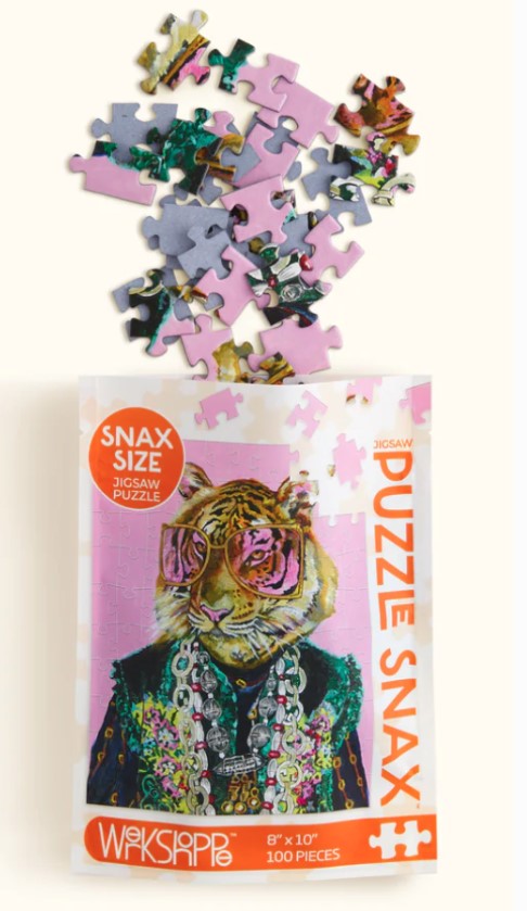 Snax Size Puzzle Fun & Games in Rose Colored Glasses at Wrapsody